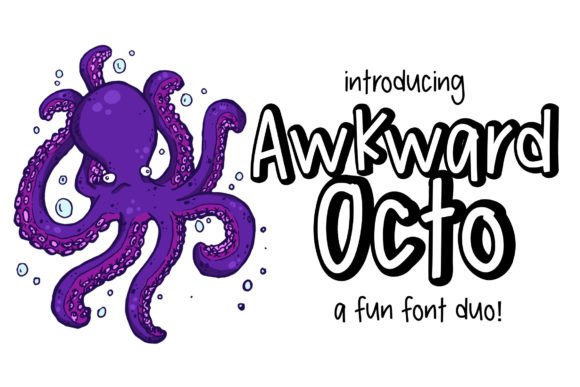 Awkward Octo: A Playful Display Font That Makes Handmade Goods Shine
