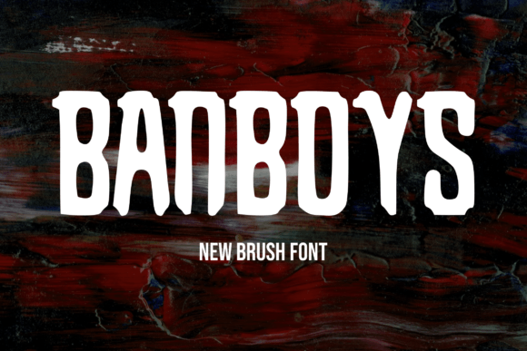 Banboys Font: A Bold, Modern Display Typeface for Small Businesses