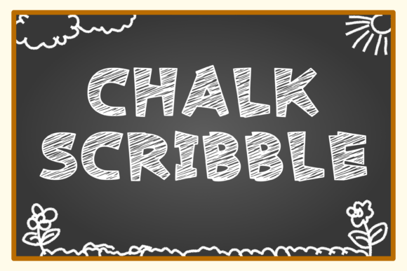 Chalk Scribble: A Display Font That Stops Scrollers