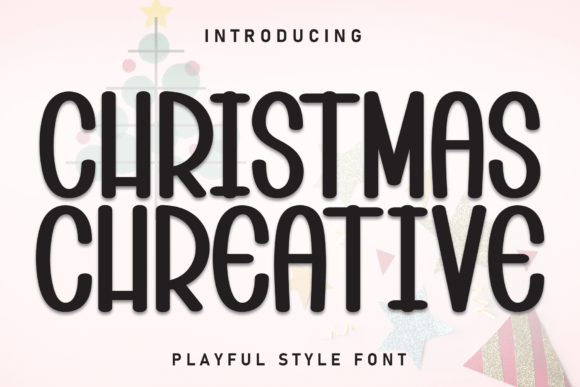Christmas Chreative: A Playful Handwritten Display Font for Holiday Makers