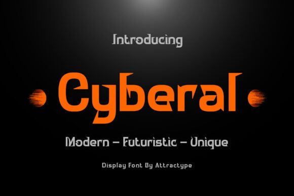 Cyberal: A Futuristic Display Font for Handmade Brands