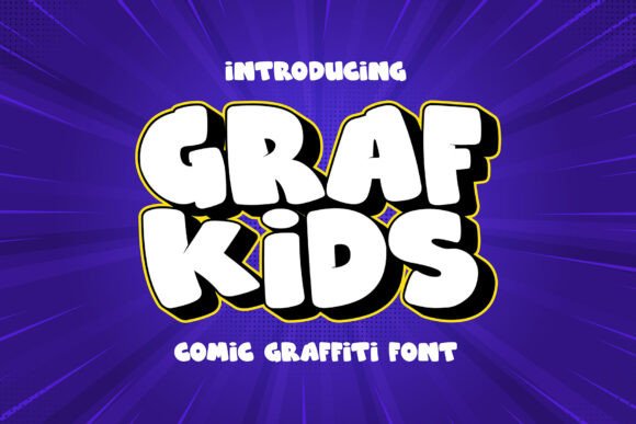 Grafkids: A Playful Display Font for Scroll-Stopping Campaigns