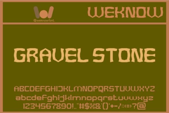 Gravel Stone: A Bold Display Font That Elevates Your Brand