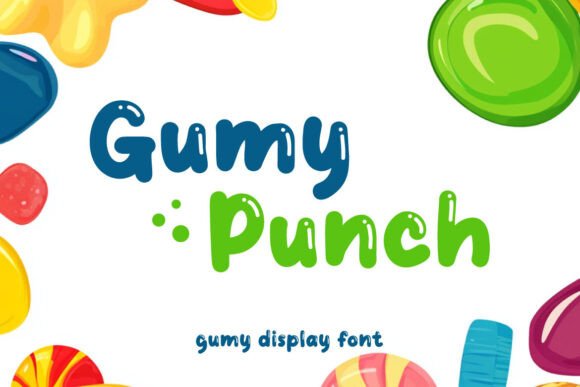 Gumy Punch: A Playful Display Font for Digital Branding