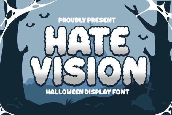 Hate Vision: A Playful Display Font for Handmade Brands