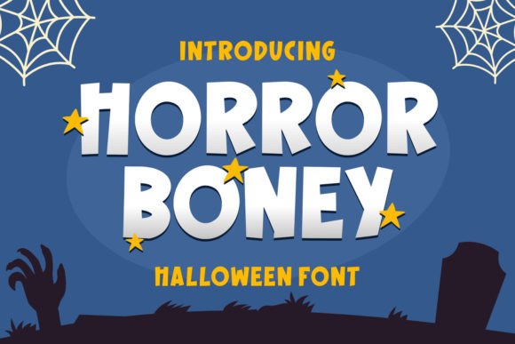 Horror Boney: A Display Font with Tombstone Grace