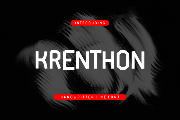 Krenthon: A Bold Display Font That Cuts Through the Feed
