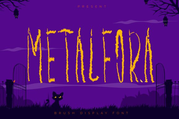 Metalfora: A Playful Display Font That Makes Your Brand Feel Warm & Intentional