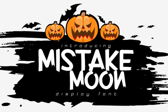 Mistake Moon: A Display Font That Nails Spooky Elegance
