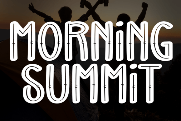 Morning Summit: A Friendly Handwritten Display Font for Small Businesses