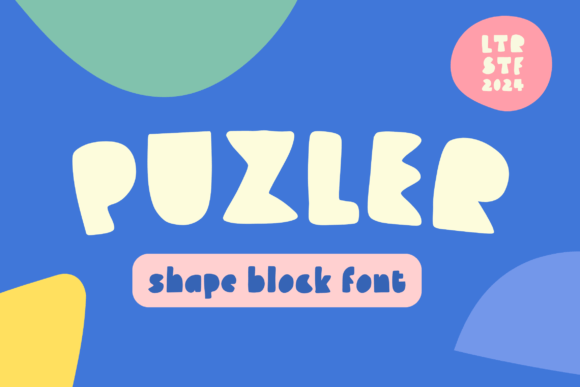 Puzler: A Playful Display Typeface for Joyful Editorial Moments