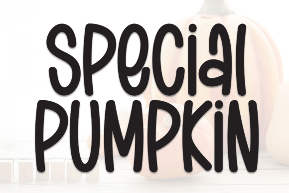 Special Pumpkin: A Friendly Handwritten Font for Fall Branding