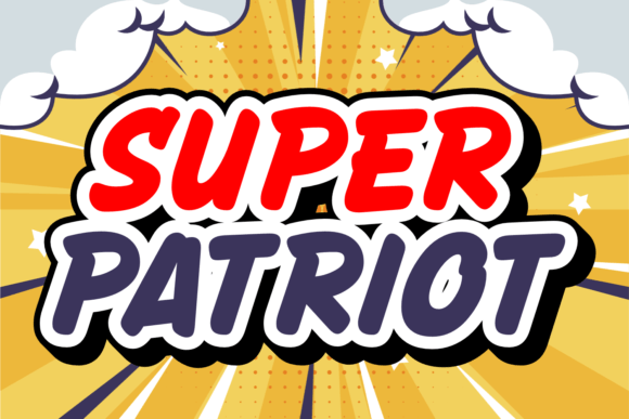 Super Patriot: A Bold Display Font for Digital Impact