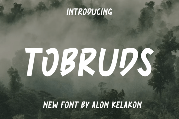 Tobruds: A Display Font That Earns Its Space