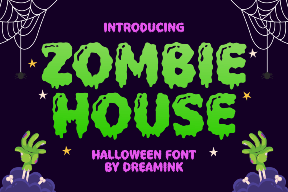 Zombie House: A Display Font with Playful Spook
